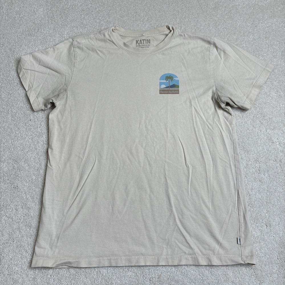 Kanvas by Katin Graphic Shirt Men's Medium Crewneck Tee Mountain Car Summer